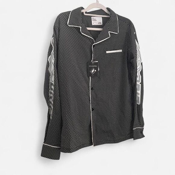 EPTM “The Perfect Example” Drip Flame Polka Dot Shirt – Streetwear Indie S NWT - Picture 3 of 5